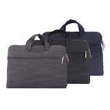 Portable 11.6 Laptop Bag - Dark Blue Handheld - Close-Up Angle