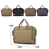Waterproof Outdoor Laptop Bag Single Shoulder - Mysterious Black - Side View