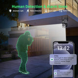 Smart Dual Lens Wifi Dome Camera - Hd - 45-Degree Angle