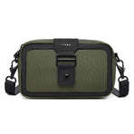 Waterproof Mini Crossbody Bag For Men Oxford Cloth Design - Green