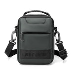 Men Messenger Bag - Wear As Belt Shoulder Or Handheld Bag - Army Green