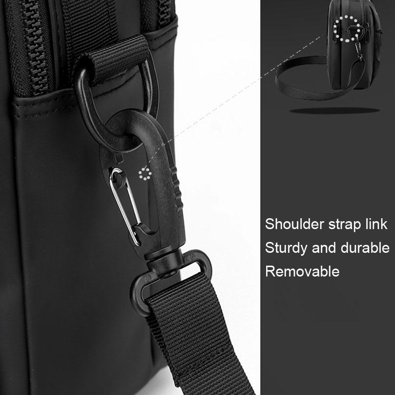 Men Messenger Bag - Wear As Belt Shoulder Or Handheld Bag - Army Green