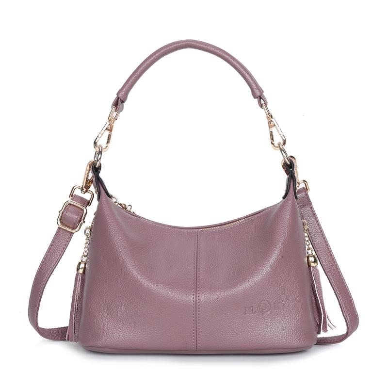 Stylish Middle Aged Women Shoulder Bag - Taro Purple