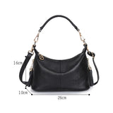 Stylish Middle Aged Women Shoulder Bag - Taro Purple - 45-Degree Angle