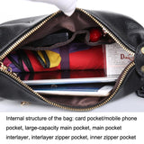 Stylish Middle Aged Women Shoulder Bag - Taro Purple - Close-Up Angle