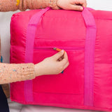 Versatile Trolley Bag - Spacious and Functional - Navy Blue - Close-Up Angle
