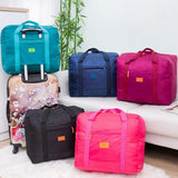 Versatile Trolley Bag - Spacious and Functional - Navy Blue - Low Angle