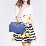 Retro Shoulder Bag For Women Messenger Style - Light Grey - Extra Image