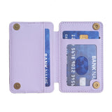 Wave Pattern Card Bag Back Sticker For Mobile Phones - Beige