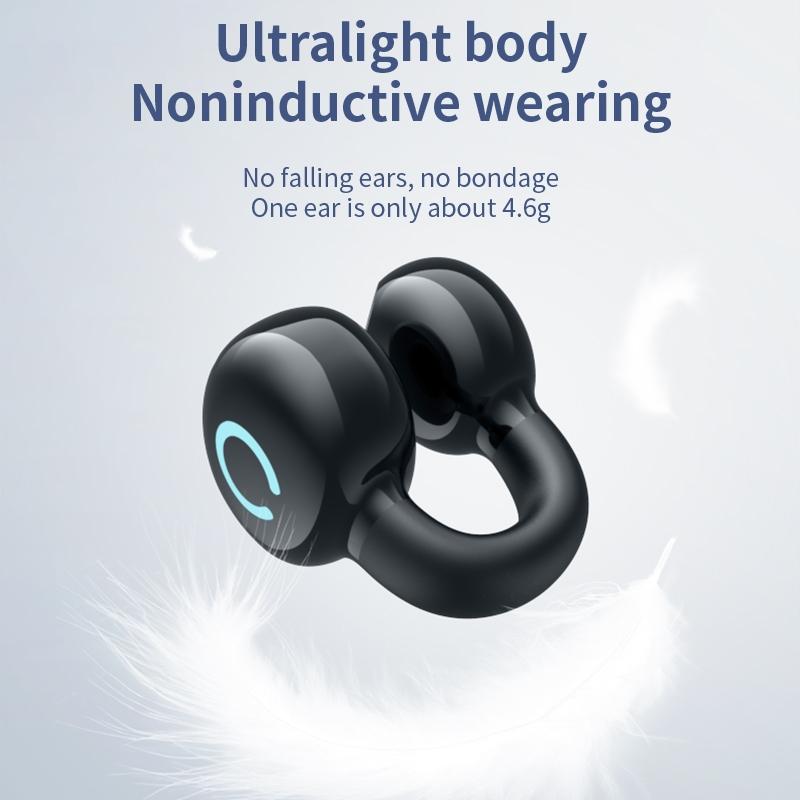 Wireless Bone Conduction Earphone - Single Ear Clamp Design - Skin Colour