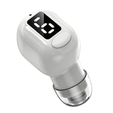 Mini Bluetooth Earphones with M5 Digital Display - Pink - Front View