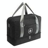 Travel-ready Waterproof Beach Bag with Double Layer Design - Navy Blue - Extra Image