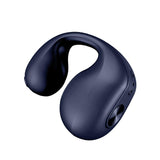Mini Bone Conduction Bluetooth Earphone for Running and Sports - Blue