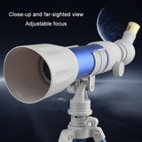 High-definition Children's Telescope for Science Education - B Model Blue - Close-Up Angle