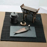 Large Sandalwood Incense Sticks with Leaf Ornaments - Bronze - Side View