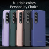 For Samsung Galaxy Z Fold4 5G Foldable Shockproof Phone Case - Purple