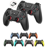 2.4g Wireless Controller for Pc Linux Android Tvbox - Supports Dual Connection - Rose Pink - Side View