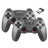 2.4g Wireless Controller for Pc Linux Android Tvbox - Supports Dual Connection - Rose Pink - Low Angle