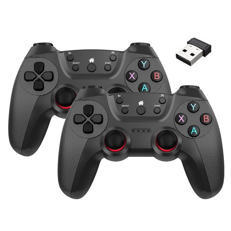 2.4g Wireless Controller for Pc Linux Android Tvbox - Supports Dual Connection - Rose Pink