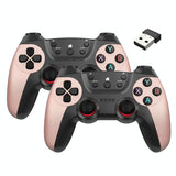 2.4g Wireless Controller for Pc Linux Android Tvbox - Supports Dual Connection - Rose Pink - Extra Image