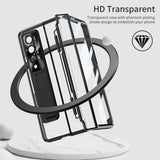 For Samsung Galaxy Z Fold4 5G Phantom Series Folding Case - Black