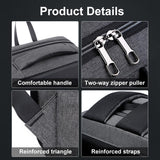 Large Capacity Anti-theft Laptop Backpack with Usb Port - 16 Inch - Pink - Top-Down View