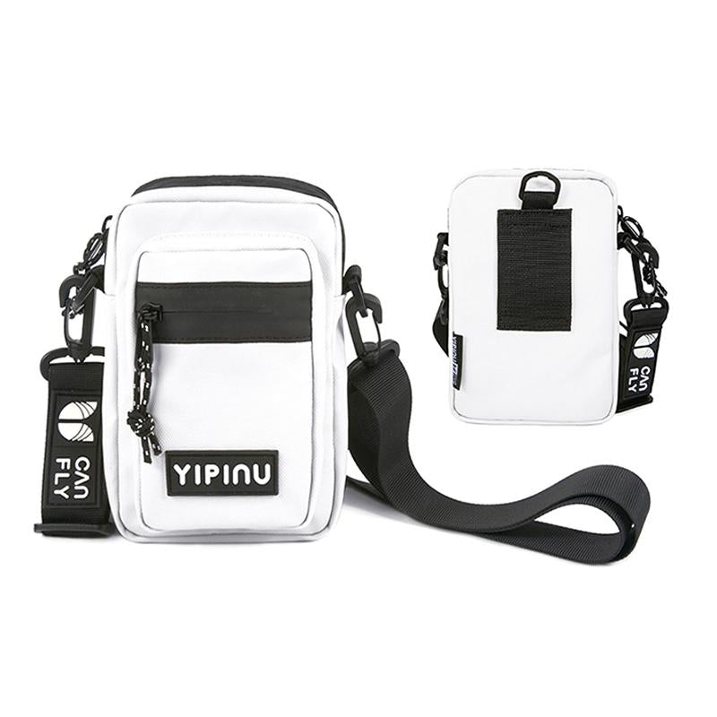 Stylish Single Shoulder Phone Bag For Students - White