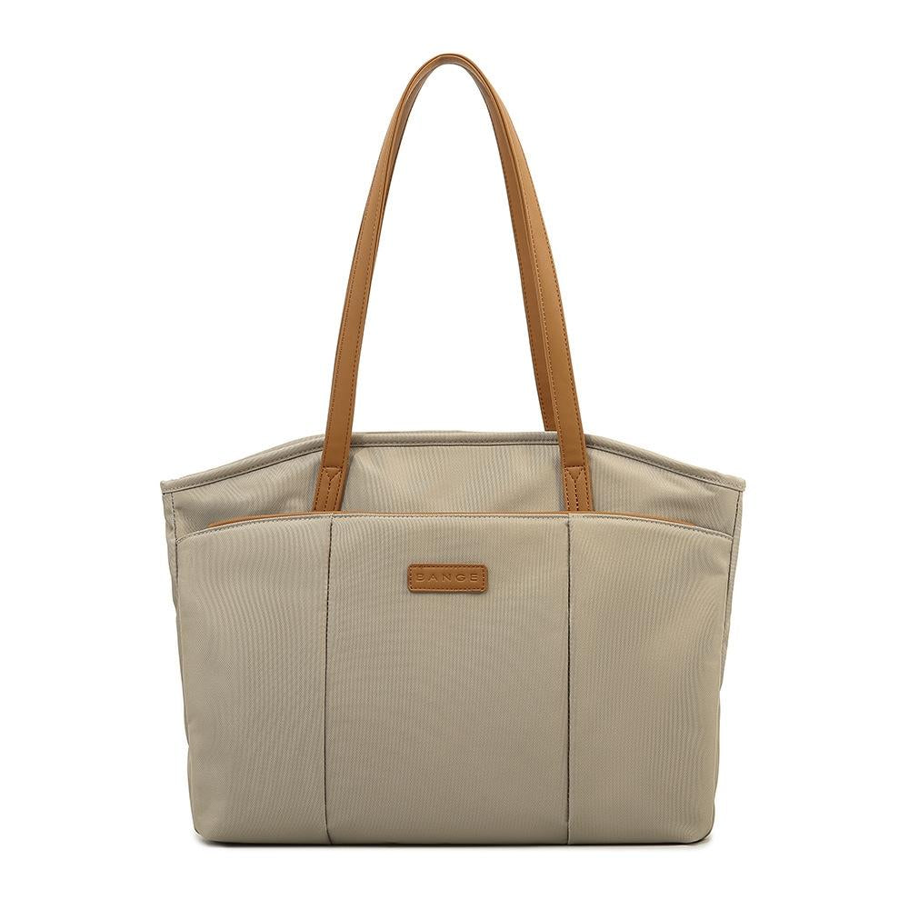 Large Capacity Laptop Tote For Women - Khaki