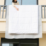 Thickened Non Woven Sunbed Quilt Mat - Blue - Front View