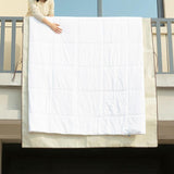 Thickened Non Woven Sunbed Quilt Mat - Blue - Side View