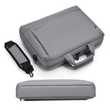 13 Oxford Cloth Laptop Backpack For Event - Black - Light Gray - Top-Down View