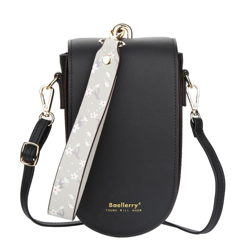 Multi Card Clutch For Women Mobile Phone - Black