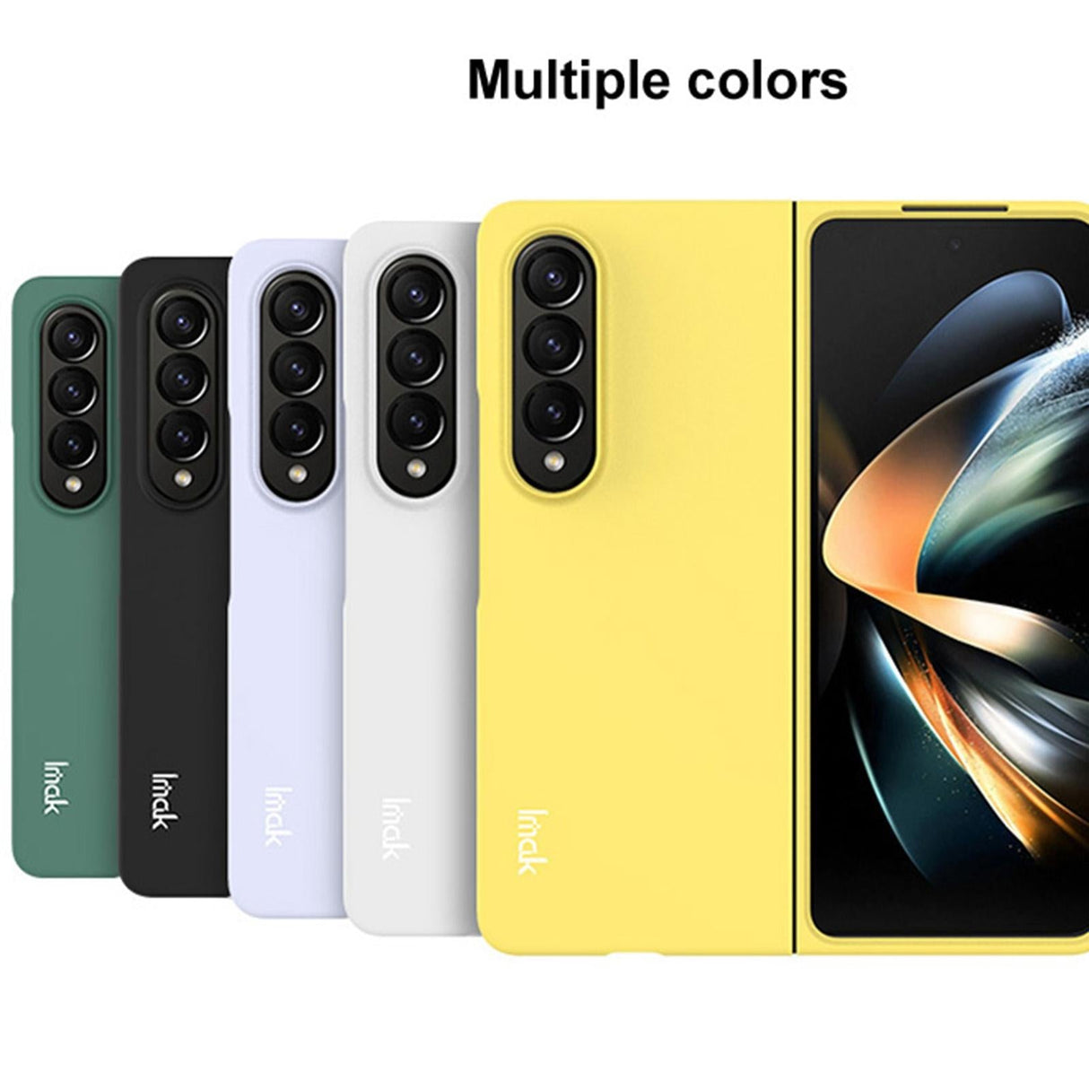For Samsung Galaxy Z Fold4 5G Imak Js 2 Series Vibrant Case - Yellow