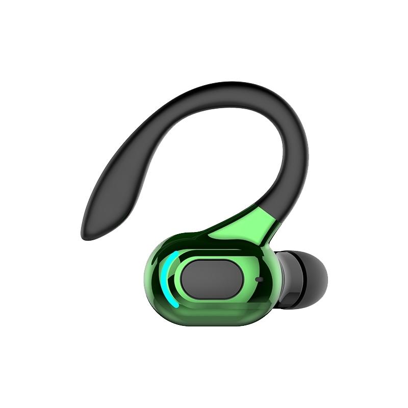 Wireless Sports Earphones - F8 Bluetooth 5.1 Ear-mounted Stereo - Black + Blue
