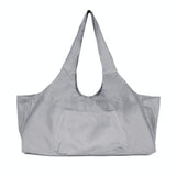 Fitness Travel Duffel Bag - Breathable & Lightweight - Gray - Low Angle