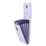 Vertical Card Bag For Mobile Phones Sticker - Blue - 45-Degree Angle