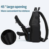 Lightweight Men Waterproof Crossbody Chest Bag Travel Companion - Green