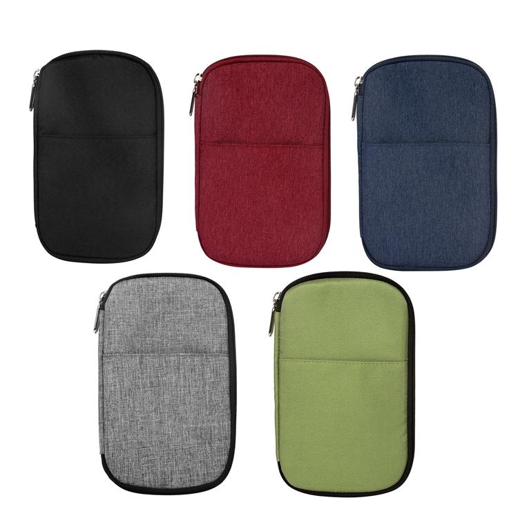 Multi Function Travel Storage Bag For Passports - Gray White