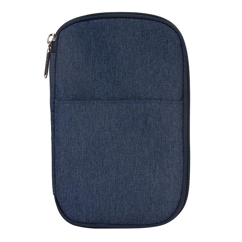 Multi Function Travel Storage Bag For Passports - Gray White