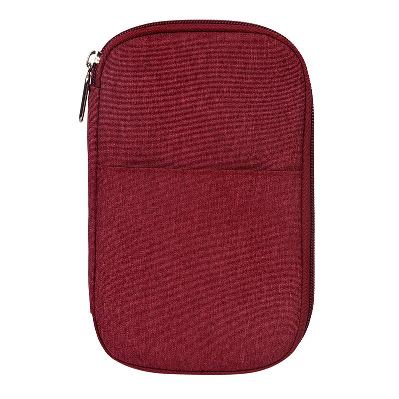 Multi Function Travel Storage Bag For Passports - Gray White