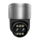 8X Dual Lens Wifi Camera With Dual Light Source And Two-Way Voice & Motion Detection - Side View