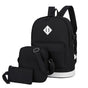 Versatile Student Backpack with Usb Port - College Style - Black