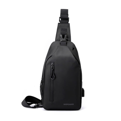 Men Casual Chest Bag Splashproof Backpack - Army Green