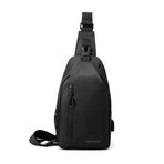 Men Casual Chest Bag Splashproof Backpack - Army Green