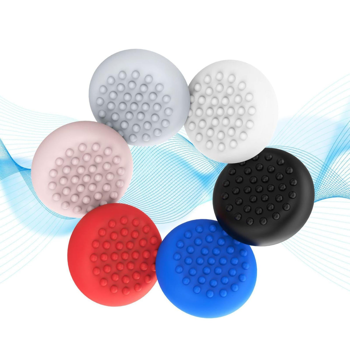 20-piece Silicone Vr Handle Covers for Meta Quest 2 - Enhance your Gaming Experience - Blue