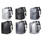 Waterproof Expandable Hard Shell Backpack with Usb Charging - Large Capacity Black - 162 Black