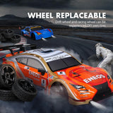 1 16 4wd Drift Rc Toy Car - 2.4g - Compact Design - Blue - Low Angle
