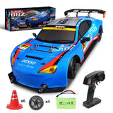 1 16 4wd Drift Rc Toy Car - 2.4g - Compact Design - Blue - Extra Image
