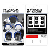5-in-1 L1 / R1 Extended Key Game Handle for Sony Ps5 - Cross & Lengthened Keys - Black White - Extra Image