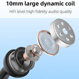 Wireless Single Ear Clip-on Bluetooth Earphone - M-s8 - Blue - Rear View